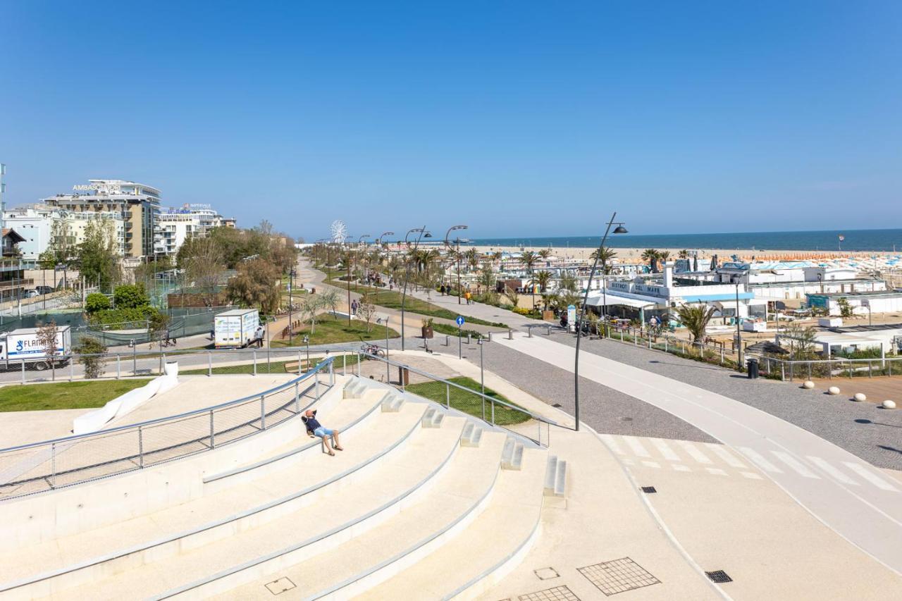 Bilocale Con Giardino A 200Mt Dal Mare - Homeunity Rimini Extérieur photo